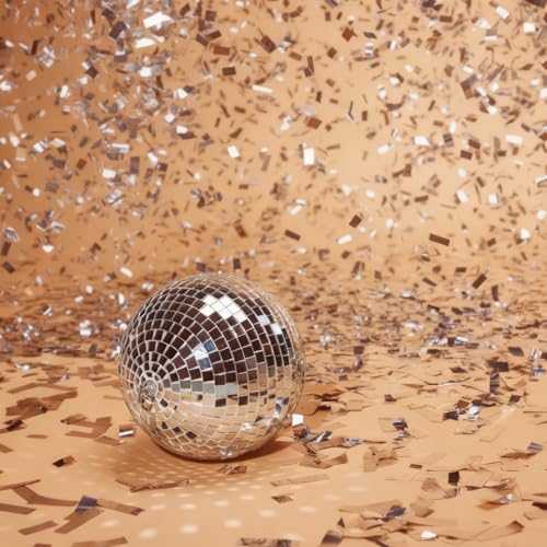 Image of Sumind 1000 Grams Silver Large Metallic Confetti Rose Glitter Throwable Table Scatter Foil Confetti for Wedding Birthday Party Baby Shower Graduation Christmas Celebrations