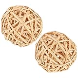 Accessoires de décoration intérieure : une œuvre d'art unique, idéale pour les amateurs d'art, pour une expérience décorative. boules de rotin suspendues