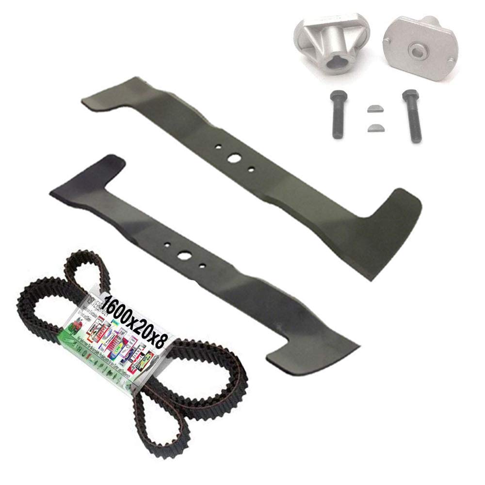 Juego de reparación de cuchillos para Castel Garden TwinCut Honda Iseki Brill (102 cm)