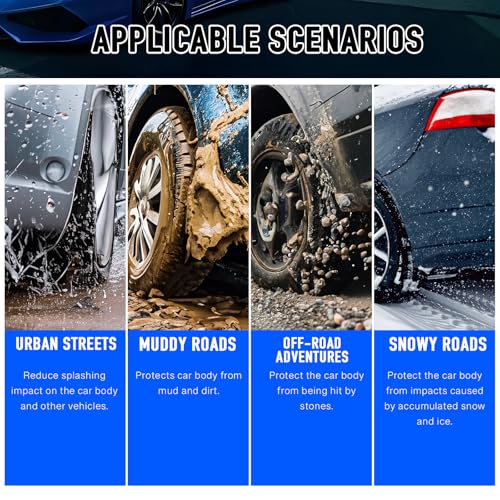 Image of 4Pcs Wheel Tire Mud Flaps fit for Jeep Grand Cherokee 2022 2023 2024 2025(Excluding L Model) Mud Guards Front Rear Splash Guard Rim Protector Accessories