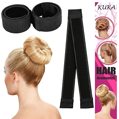Herramienta de pelo en forma de disco para hacer moños, estilosa, donut,...