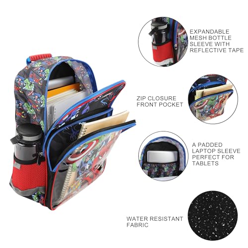 Bioworld Marvel Avengers 5-Piece 16" Backpack & Stationery Value Set3