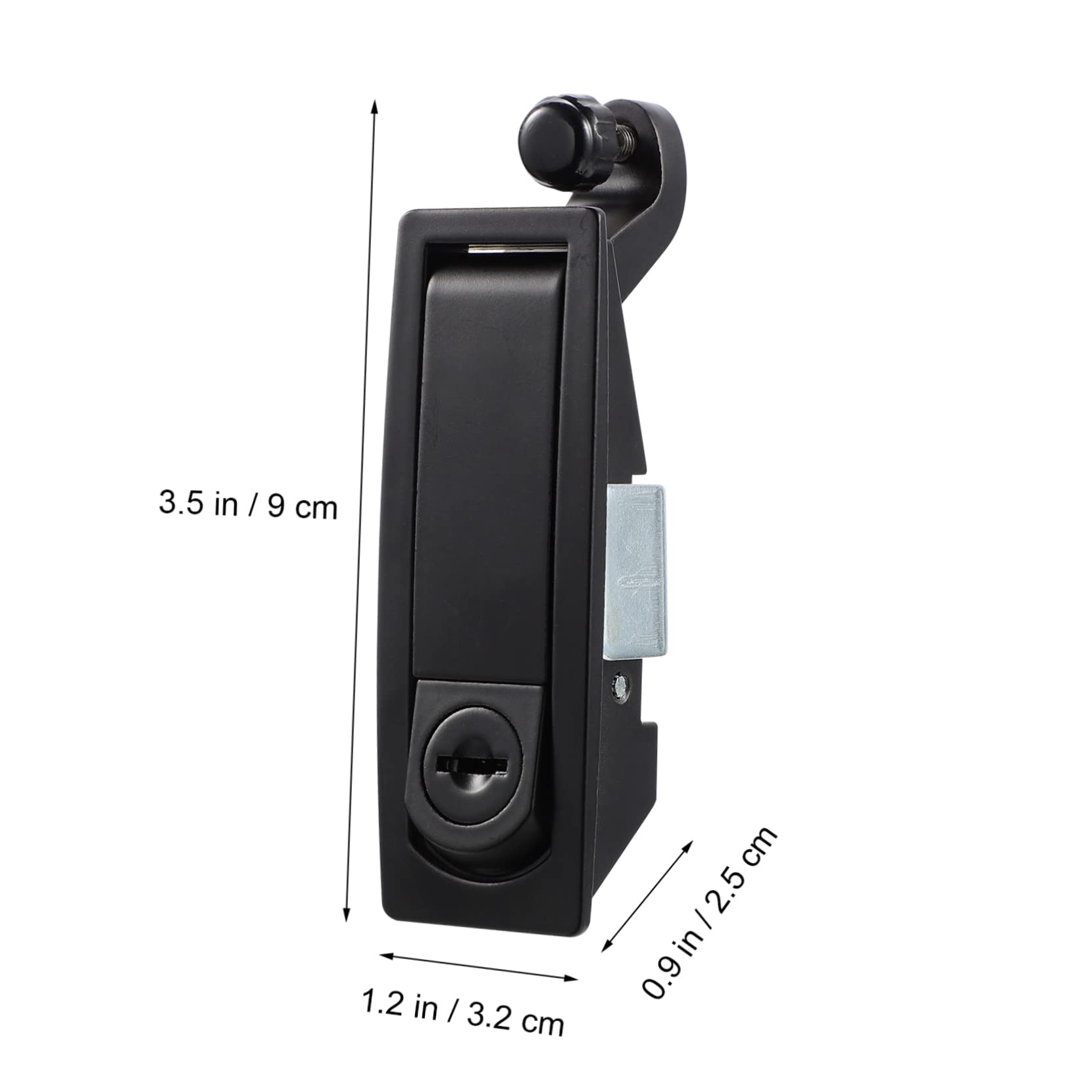 MUCKLILY Compression Latches Key Hand Operated Locks for Doors Zinc Alloy Easy Installati