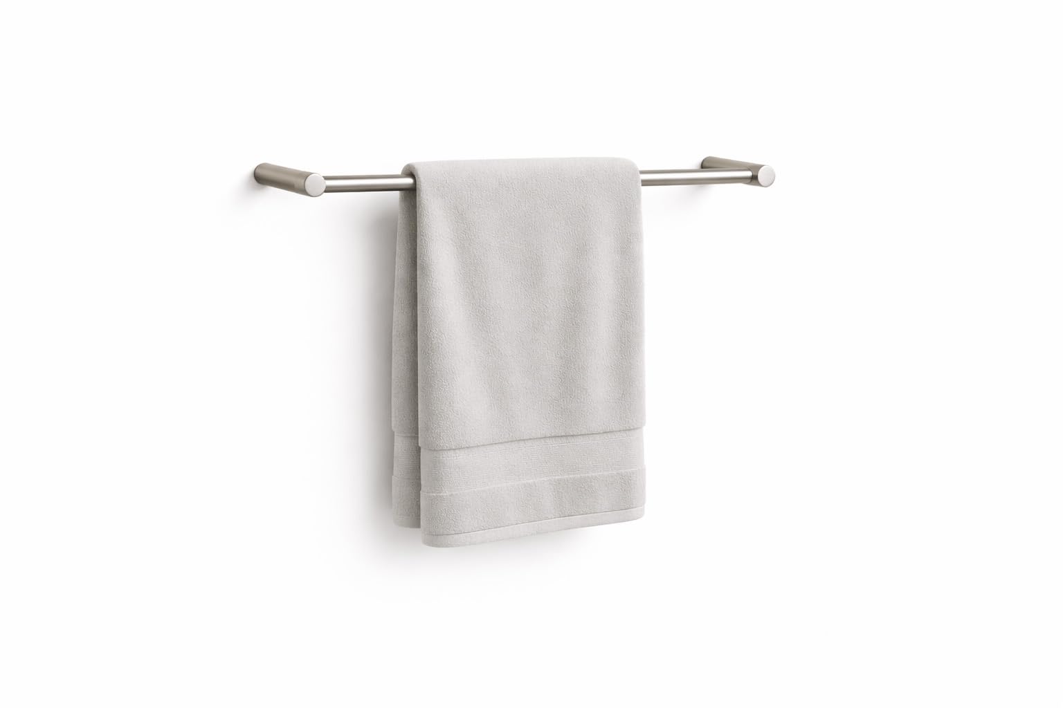 Kon-fort Home Toallero Baño 30cm. con Tornillos Acero Inoxidable AISI 304 Mate, Diseño Exclusivo.