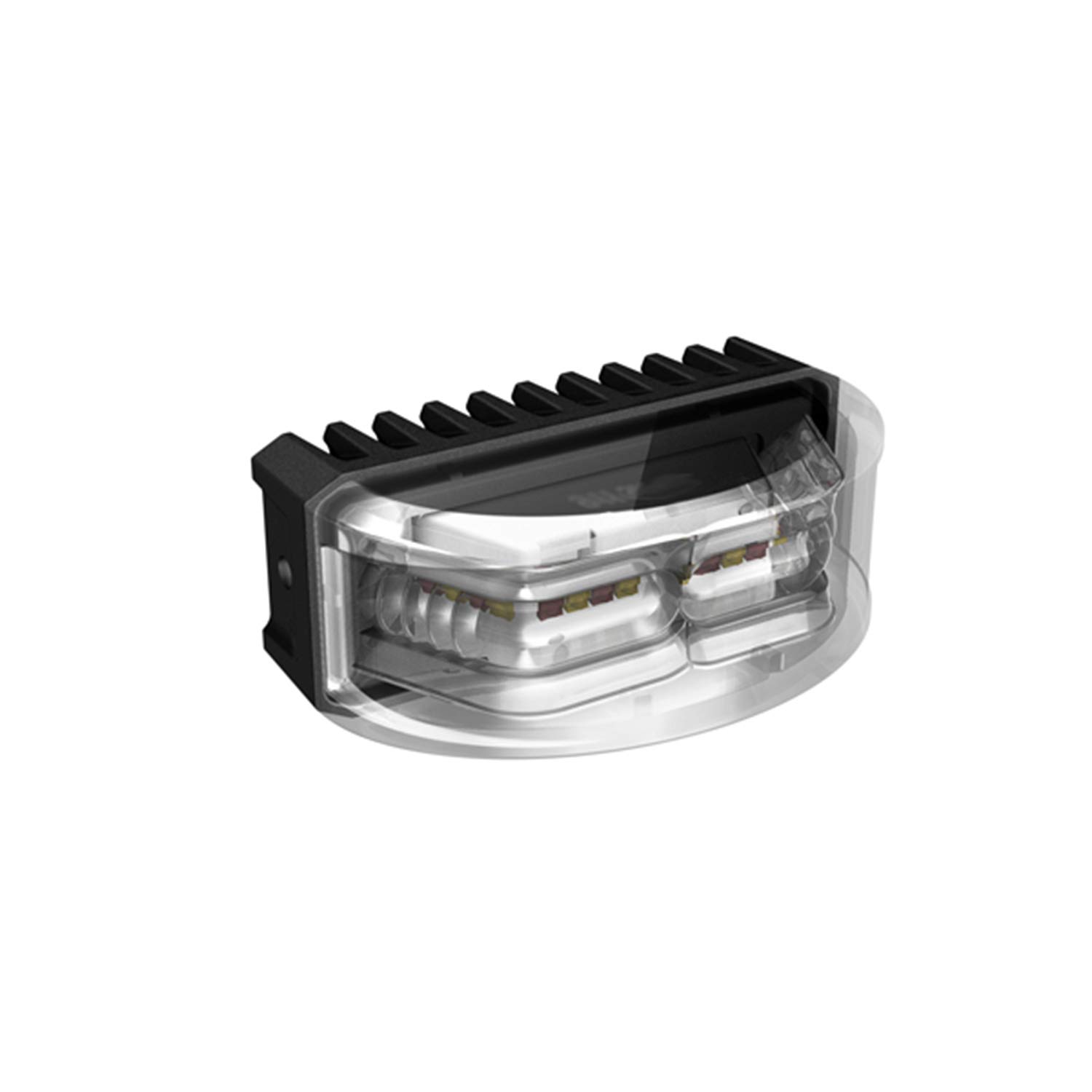 LED-MARTIN X180 Blitzmodul - 180° Abstrahlung - blau/gelb zweifarbig - versch. Haltersätze