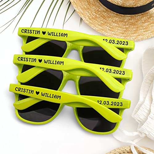 Custom Sunglasses for Wedding Party Favors, Personalized Sunglasses bulk for Men Groomsmen Adults Women3