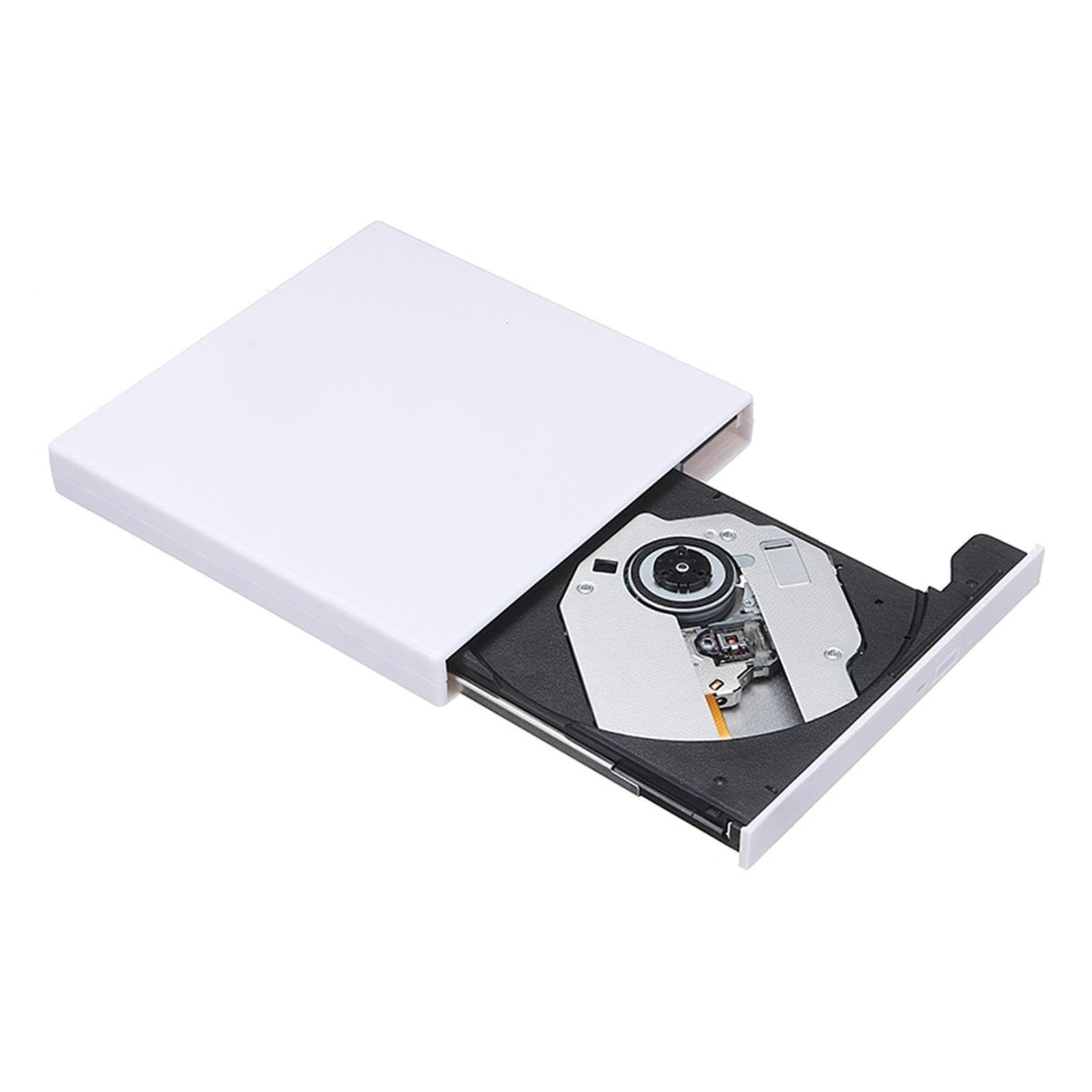 3 Pezzi Dvd Rom unità Ottica Esterna USB 2.0 CD-RW Lettore Brander Lettore Sottile registratore registratore for Computer Portatile per Viaggi, attività all'aperto, Famiglia