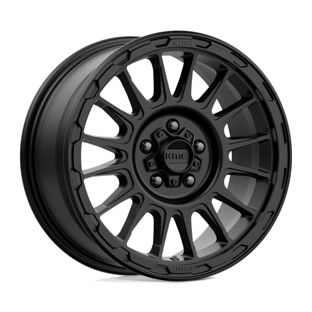 Amazon.com: KMC Wheels IMPACT 17X8 5X4.55.88 35mm SATIN BLACK