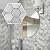 Apollo Tile 5-Pack 11.8 x 12-in. White Polished and Etched Marble Honeycomb Hexagon Mosaic Wall and Floor Tile at 4.83 sq. ft. Per Case APLBL8801CAA, Kitchen Backsplash Tile and Bathroom Flooring