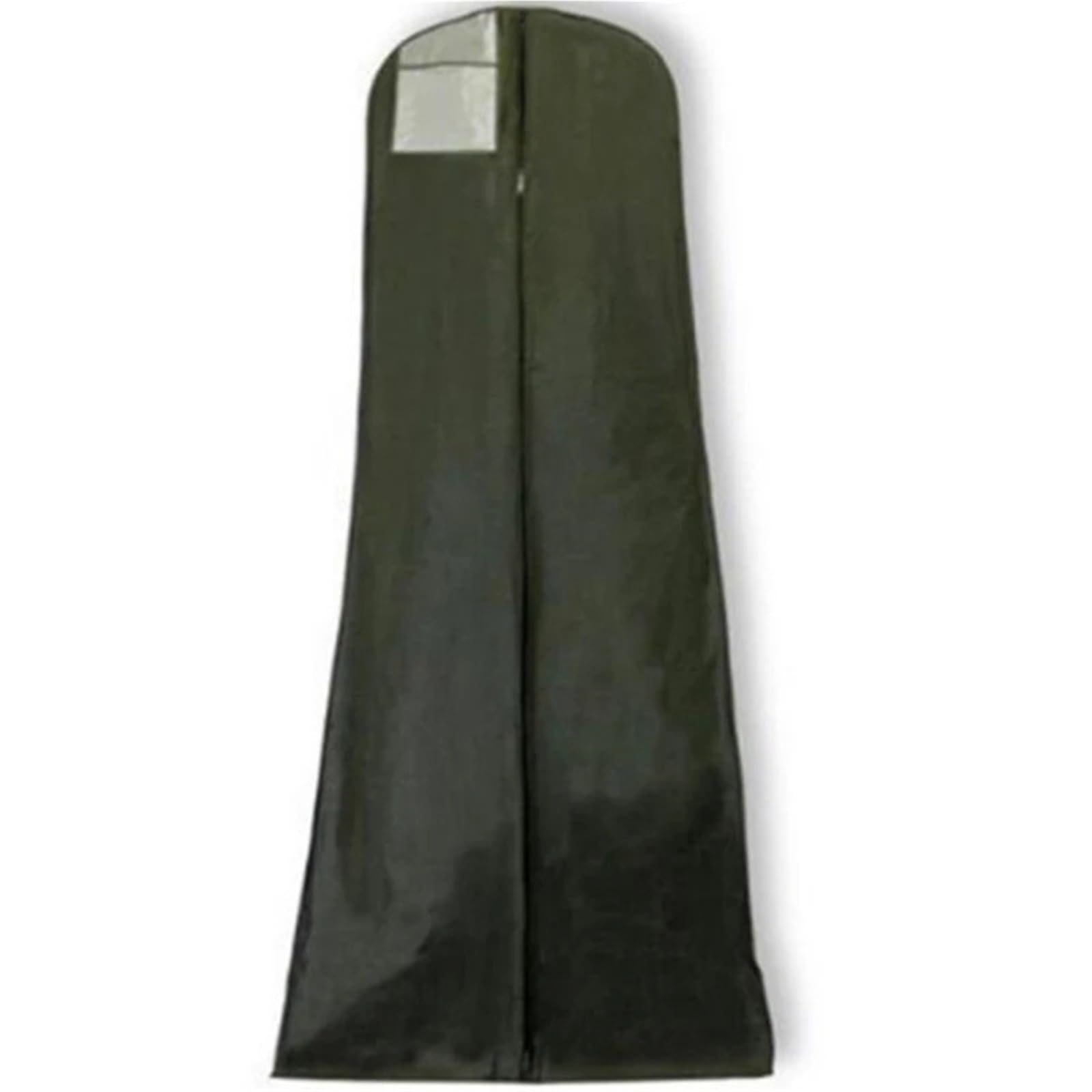 Kleidersack Aufbewahrungstaschen in Übergröße zur Präsentation von Brautkleidern, Staubschutzhülle, staubdicht, feuchtigkeitsbeständig, großes Brautkleid, 178 cm Länge(1pcs Black)