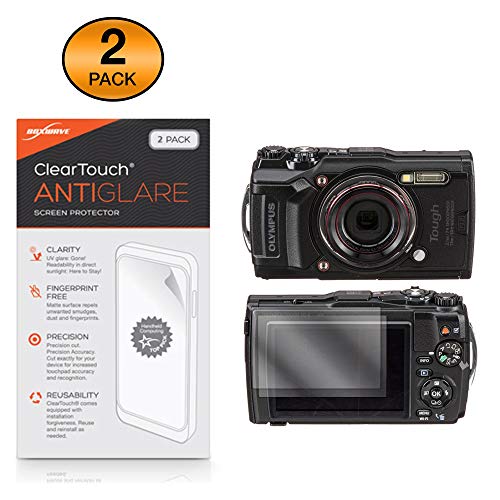 Protector pantalla Olympus TG-6 de BoxWave antihuellas lámina antirreflejos 2