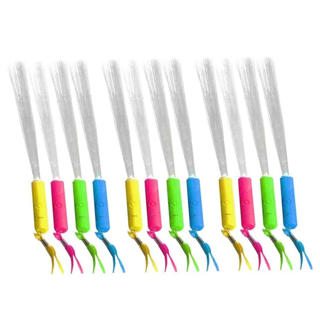 Pfjsseey 12Pcs Glow Sticks Party Supplies, Glowsticks, 3 Modes Colorful Flashing Led Light Up Glow Wands Sticks For Party Favors