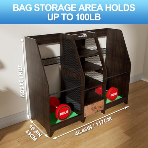 Ponsonbay Wooden Golf Bag Rack