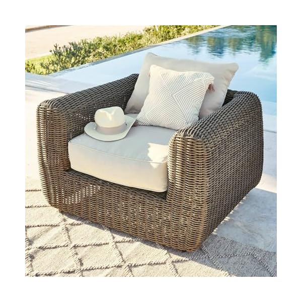 Loberon Gartensessel Bogdanne Braun/Creme