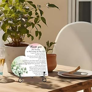 Thank You Gifts for Women Men Friends Mom, Express Your Gratitude with this Wood Heart Plaque Home Desk Decor, Birthday Mothers Day Thanksgiving Christmas Gift Ideas for Mom Family Member - A16 Thank You Gifts for Women Men Friends Mom Express Your Gratitude with this Wood Heart Plaque Home Desk Decor Birthday Mothers Day Thanksgiving Christmas Gift Ideas for Mom Family Member A16