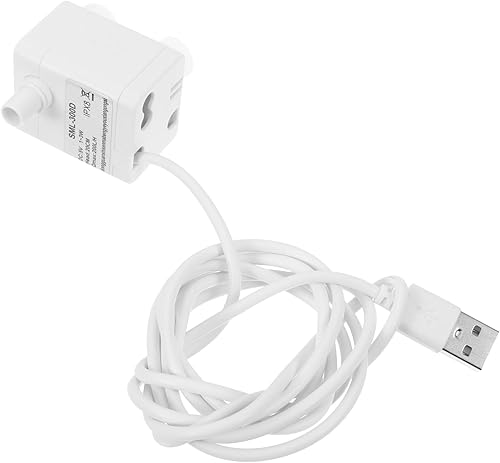 Veemoon Mini bomba de agua sumergible alimentada por USB para acuarios, tanques de peces e hidroponía, diseño ligero para fuentes interiores y