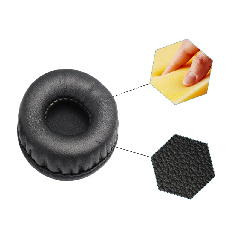 Image of INF Ear Pads for Koss Porta Pro PP /KSC35 /KSC75 /KSC55 Protein Leather Black