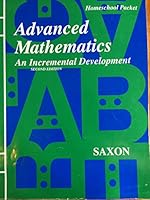 Advanced Mathematics : An Incremental Development Answer Book 156577485X Book Cover