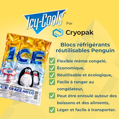 Packs de hielo reutilizables ICY-COOLS (6 unidades) miniatura 5