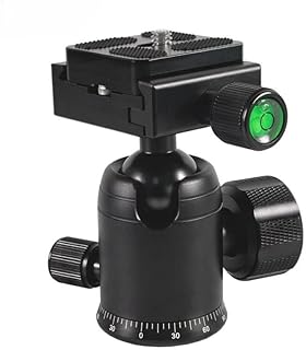 DSLR Camera Tripod Ball Head Motorized Pan Tilt Head 360 Degree Wireless Rotation Panoramic Tripod Head Super Quick Release Design For Camera SLR Micro SLR DV Camcorders Digital Cameras Sports Cameras