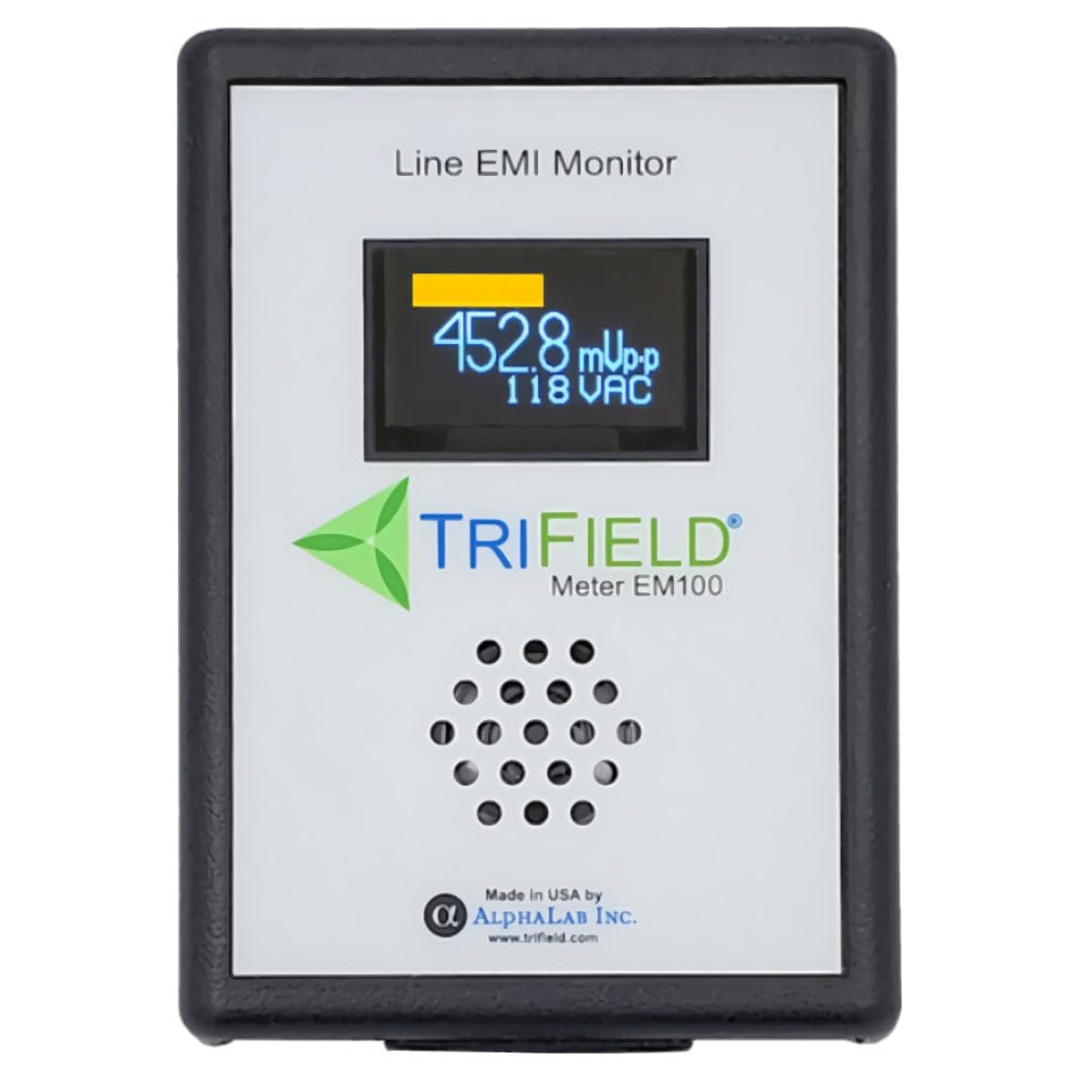 Dirty Electricity Meter by Trifield - Model EM100 - EMI Power Line Noise Analyzer | Know Your Electricity @ Home Office Shop - Made in USA by Alphalab Inc. product thumbnail 2
