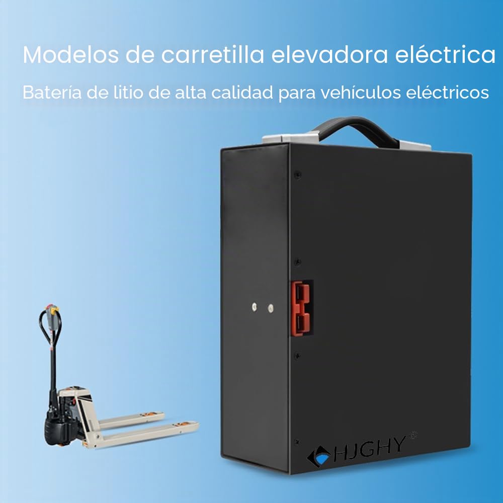 Batería de Litio para transpaleta eléctrica de 48 V, 10 Ah, 15 Ah, 20 Ah y 30 Ah. Batería de Litio para Carretilla elevadora eléctrica de 48 V y 10 Ah.