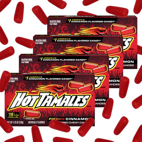 Hot Tamales Fierce Cinnamon Candy, 4 Pack - 4.25oz Each miniatura 3