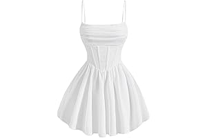 Elegant Ruched Corset Dress: Embrace Timeless Style