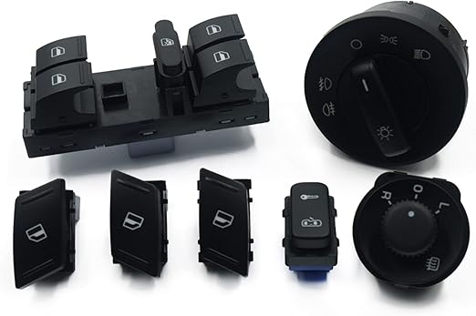 Amazon Com Zzmoq Car Side Window Switch For Skoda Octavia Mk2 Yeti Headlight Window Door Mirror Control Switch Button 1za 1zb 1z0 959 856 855 1z0 941 431c Everything Else