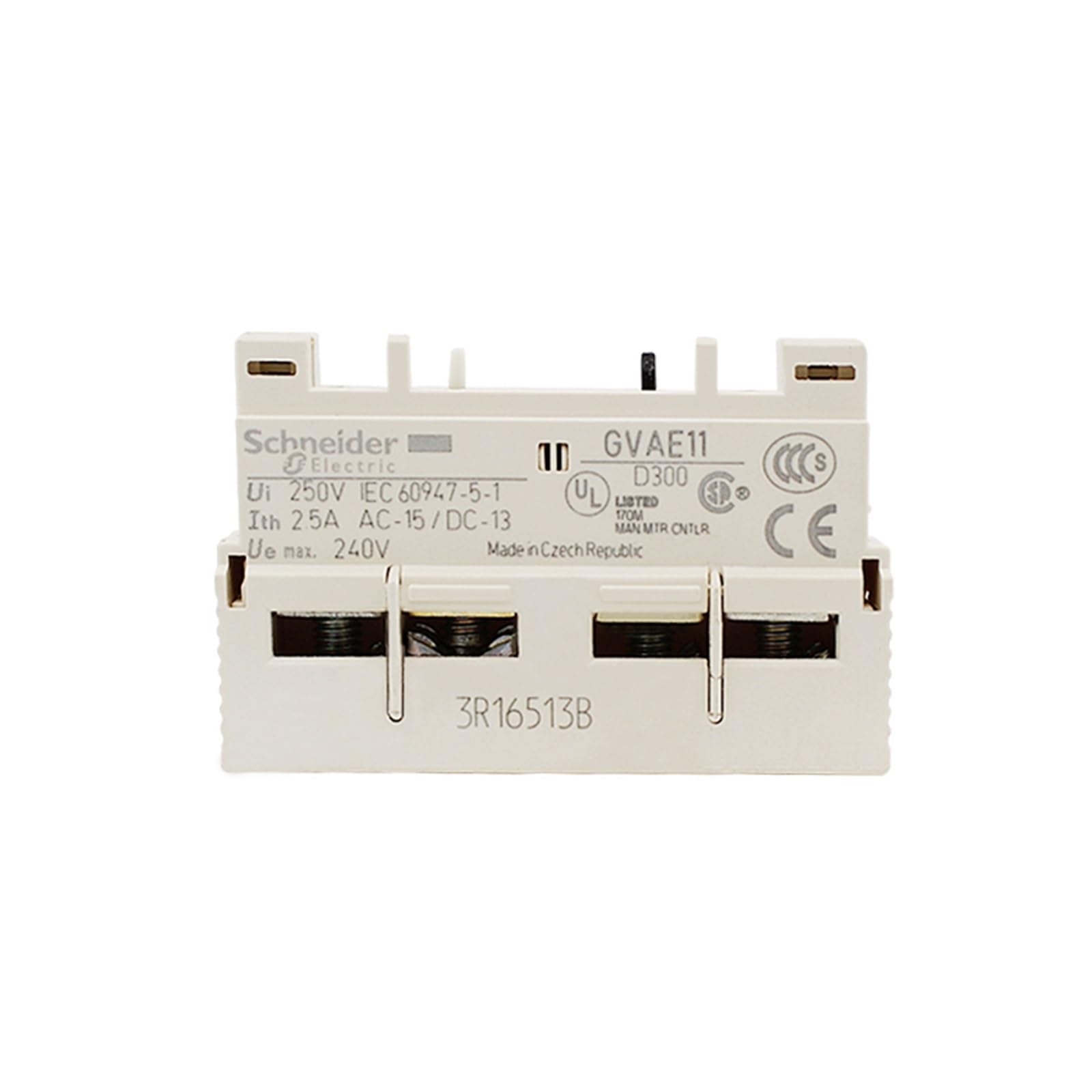 GVAE1 bloque de contactos auxiliares instantáneos para disyuntor motor GV2