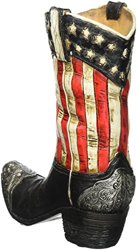 Patriotic Western Cowboy Boot Vase Decorative Home Decor Great for Events