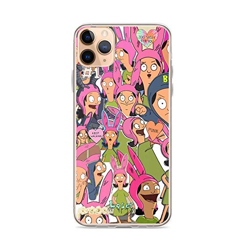 Teetan Compatible With Iphone 11 Pro Max Case Bob's Burgers Louise Bunny Collection Animated Series Pure Clear Phone Cases Cover #TOP1