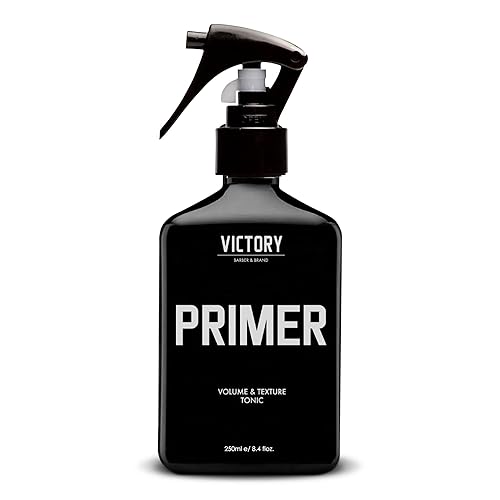 Espray de sal marina para cabello y hombres, PRIMER by Victory Barber & Brand Espray engrosador de cabello fabricado en los Estados Unidos Spray