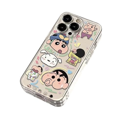 iphone 16e 用 ケース クレヨンしんちゃん スマホケース キャラクター クリア 携帯電話ケース 衝撃吸収傷防止 ァッションクリエイティブ 指紋に強い 携帯保護カバー 透明 可愛い アイフォン16eケース クレヨンしんちゃん携帯ケース