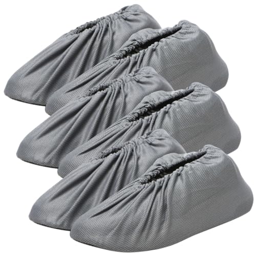 Garneck 3 Pairs Non Slip Mesh Shoe Covers Indoor Carpet Protectors for Home Office