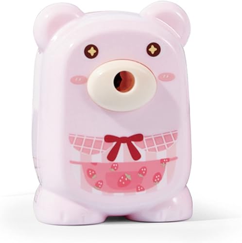 JITEM Sacapuntas para mascotas lindo sacapuntas manual creativo de dibujos animados animal manivela sacapuntas papelería estudiantil artista pintor