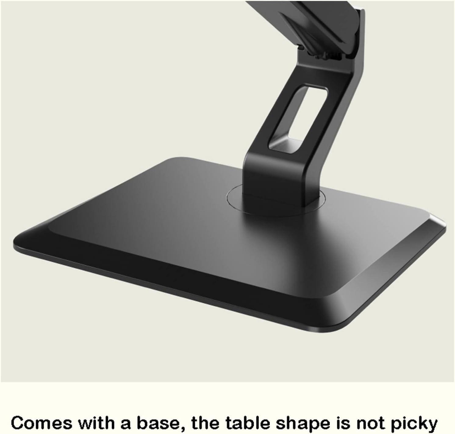 17 to 32 Inch Desktop TV Stand with Rotating Base and Adjustable Arm Height, Maximum VESA 100x100mm