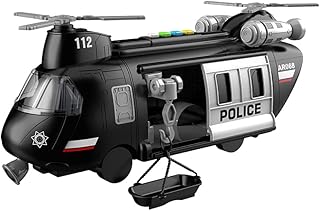 Helicoptero Resgate Aereo 1:16 Com Luz E Som