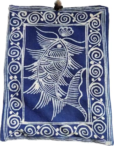 Ethnic wax printing handmade shoulder bag