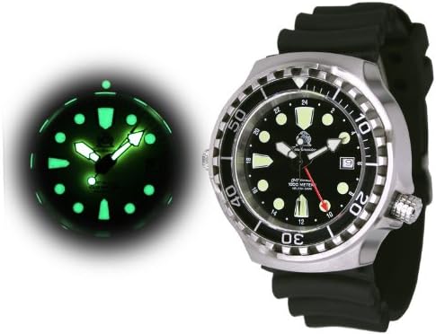 Tauchmeister T0268 automatisch duikershorloge 1000 m : Amazon.it: Orologi