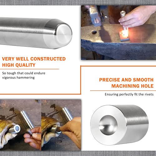 Buying Guide Blacksmith Rivet Doming Tool Set HeavyDuty Blacksmith