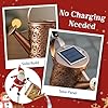 Solar Christmas Decorations, 2025 New Santa Claus Solar Watering Can Kettle Lights Outdoor, Metal Waterproof Garden Lantern for Yard, Patio, Lawn, Pathway (CO5 Multicolor) #4