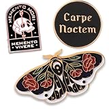 BeautyMeHndi Goth Enamel Pin Set (3Pcs)