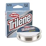 Berkley Trilene® Micro Ice®, Clear Steel, 4-Pound Break Strength, 110yd Monofilament Fishing Line, Suitable for Freshwater Environments