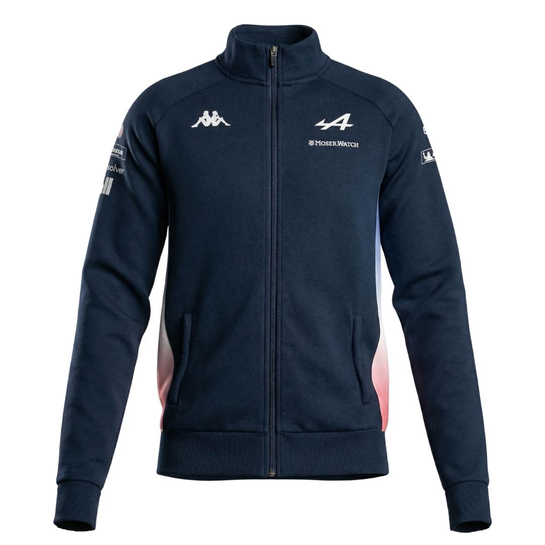 Kappa - Chaqueta Alpine Endurance azul marino y rojo