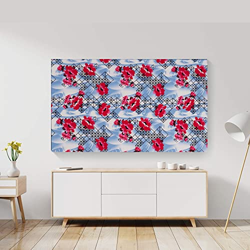 Image of Glassiano Marigold Dustproof Printed 39 inch LED TV Cover Screen Protector Compatible for All Models, Print 32