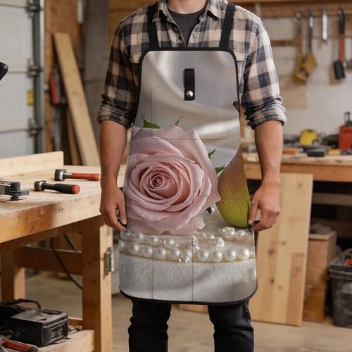 Delantal de trabajo ajustable unisex con múltiples bolsillos miniatura 5