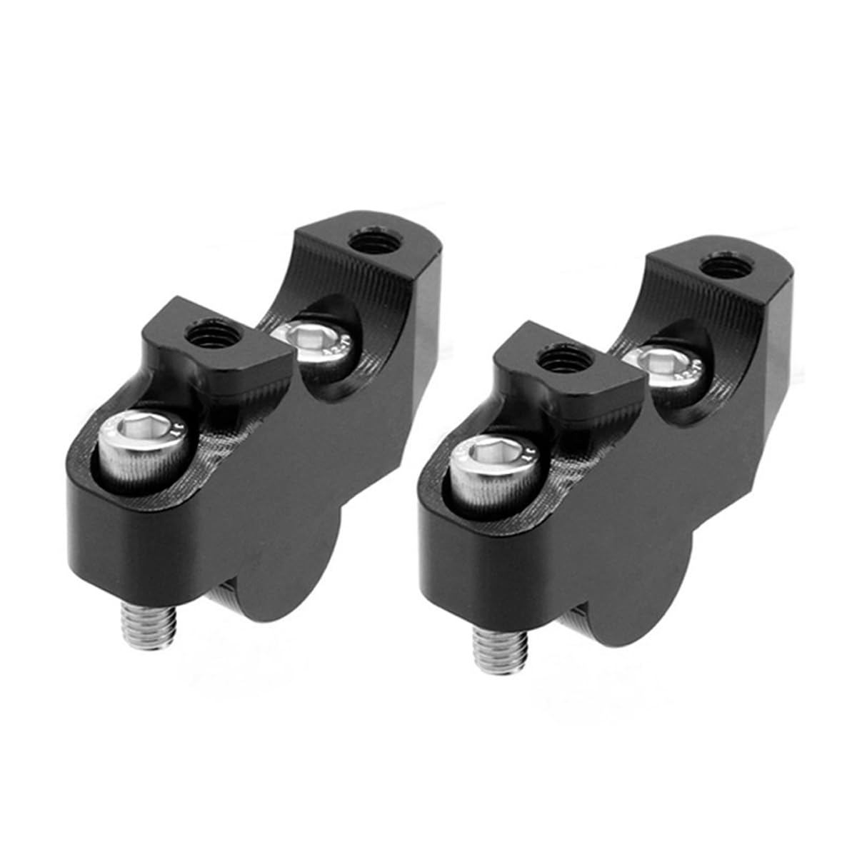 2 Pezzi Riser Per Manubrio Moto, Riser Per Manubrio CNC Da 30 Mm Adatto Per Honda REBEL CM300 CM500 CM1100