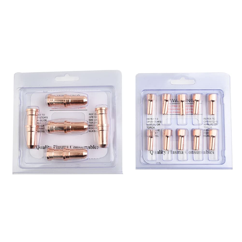 Kit di 20 elettrodi per taglio al plasma e ugello, 10 x 52556, 10 x