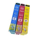 EPSON エプソン IC74-(C/M/Y)【カラー3色セット】 最新 互換 インクカートリッジ 《ICチップ搭載・残量表示対応・1 方位磁石 74 74CMY IC74 IC74CMY 純正と併用可能 (対応機種: PX-M5040F / PX-M5041F / PX-M740F / PX-M741F / PX-S740 / PX-S5040 / PX-M5080F)【STAR JET製】